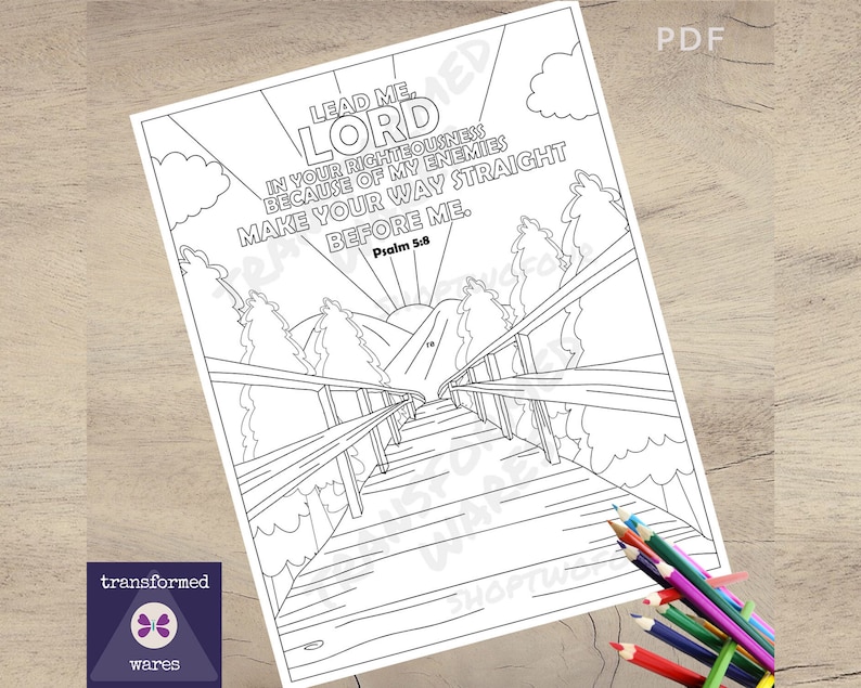 bible verse coloring page printable instant download pdf etsy