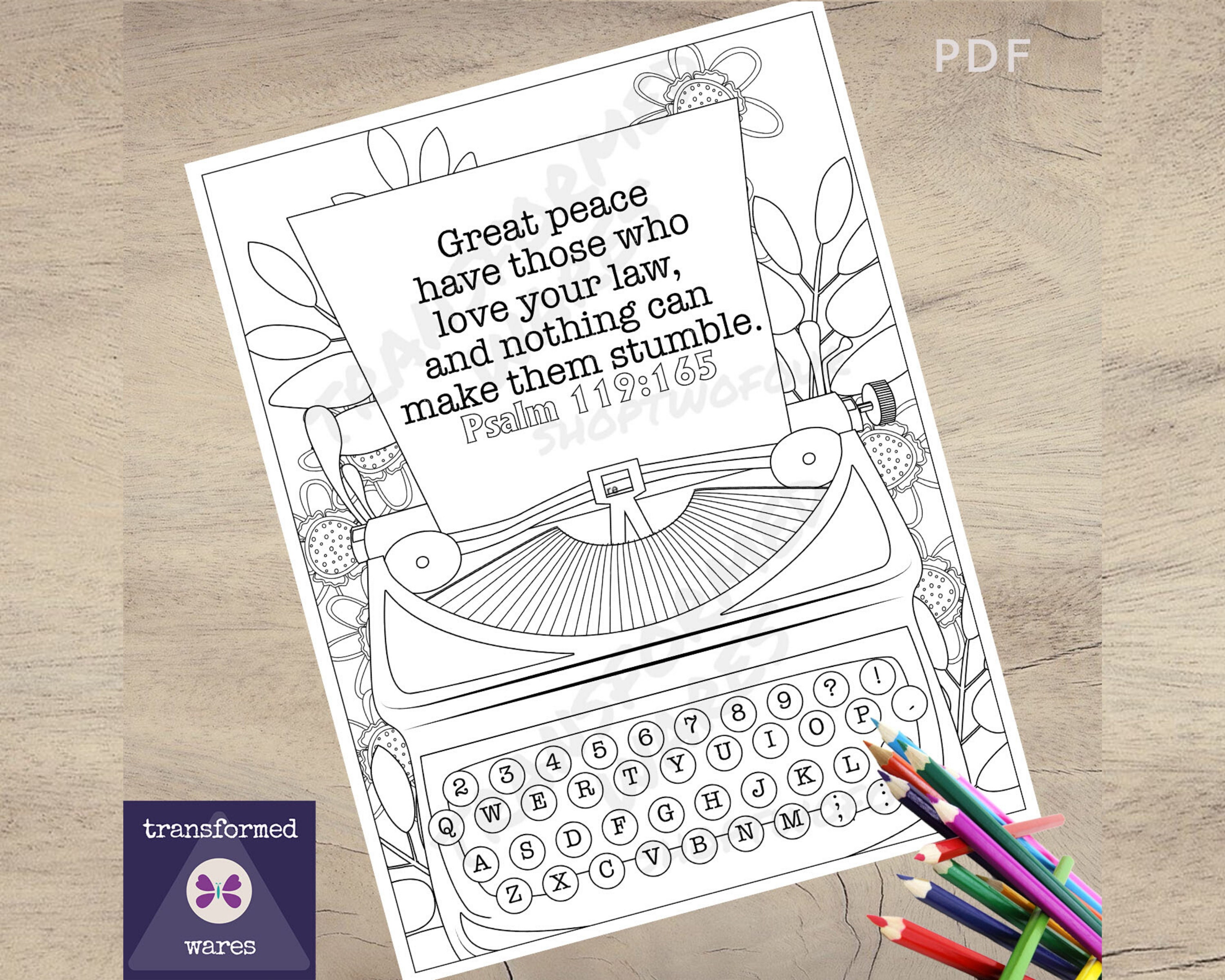 scripture coloring page bible verse coloring page printable etsy