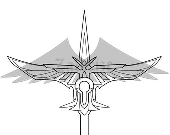 Fortnite Pickaxe Etsy - fortnite gale force !   harvesting tool blueprint