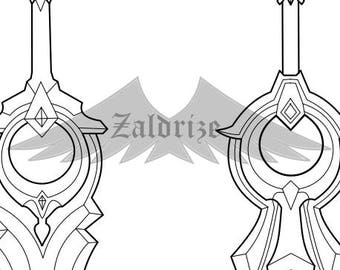 Dawnbringer Riven-zwaardenblauwdruk