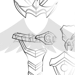 Headhunter Akali - Armor - Weapons - Blueprint