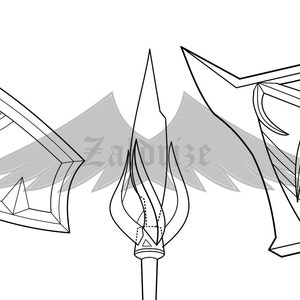 World of Warcraft - Jaina Proudmoore - Battle for Azeroth - Staff - Bracer - Shoulder Armor - Blueprint - PDF