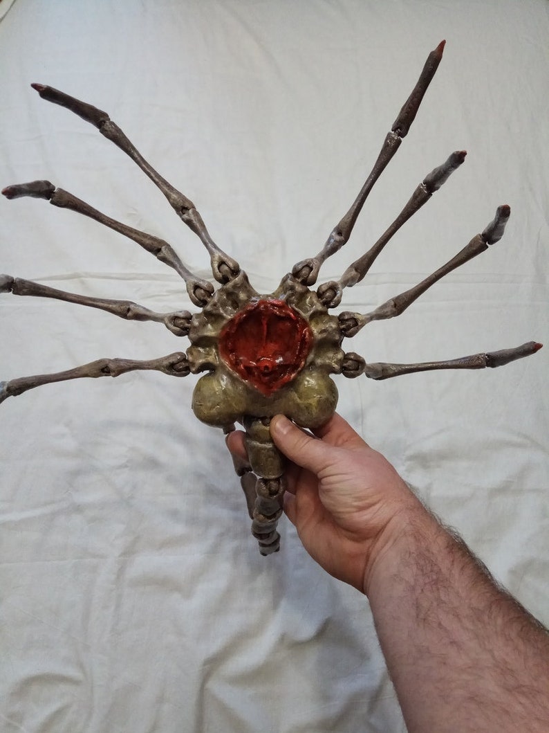 Facehugger Real Size / Face Hugger Alien Cosplay Replica Etsy