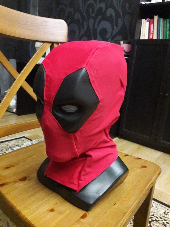 Deadpool Mask Cosplay Marvel Movie Version Etsy