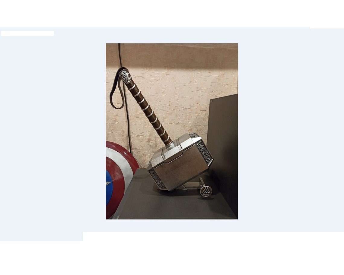 Thors hammer Mjolnir Replica 11 Scale movie cosplay Etsy