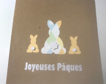 Carte joyeuses Pâques