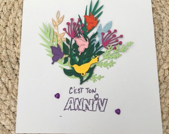 CARTE ANNIVERSAIRE