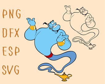 Download Free Genie Clipart Etsy SVG Cut Files