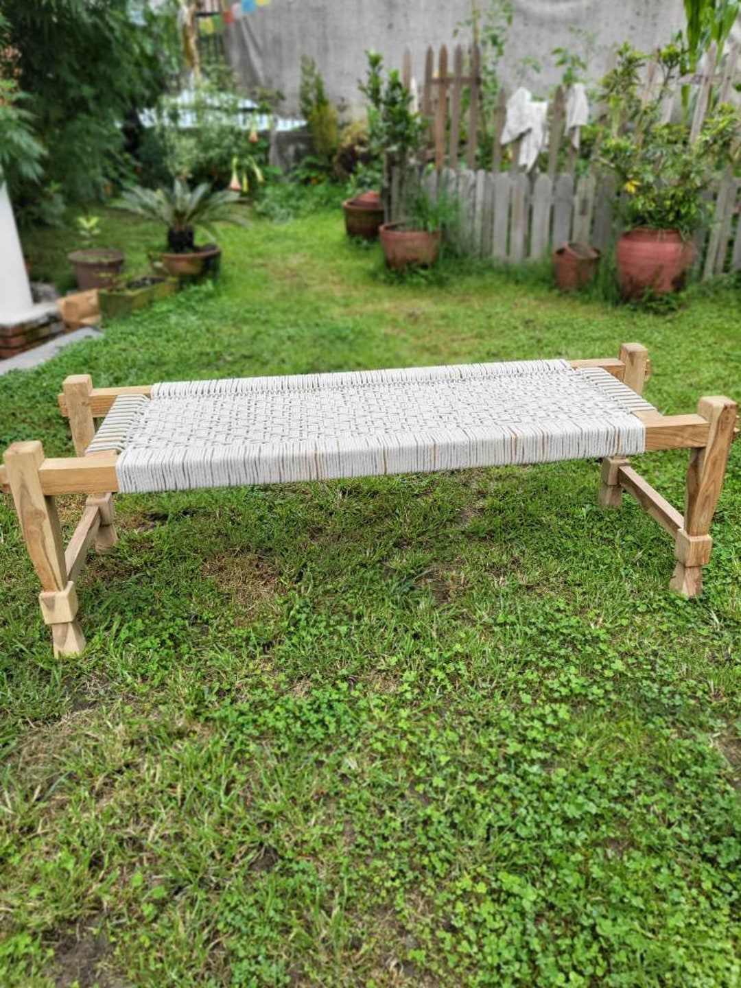 Daybed Charpoy.bench.india Design.all Hand Made.high Quality Rose Wood