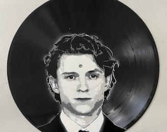 Tom Holland Vinyl Record Art