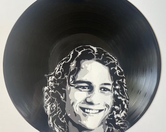 Heath Ledger Vinyl Record Art