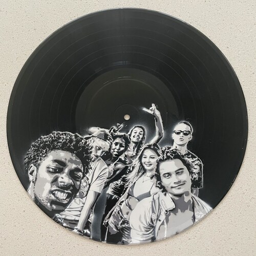 Outer Banks Cast Vinyl Record Art Etsy