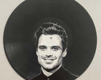 Sebastian Stan Vinyl Record Art