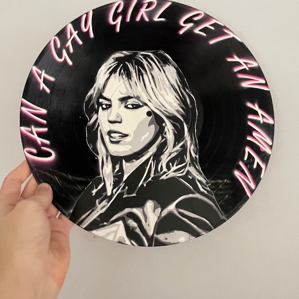 Reneé Rapp Lyrics Vinyl Record Art