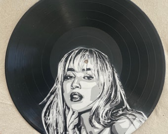 Sabrina Carpenter Vinyl Record Art