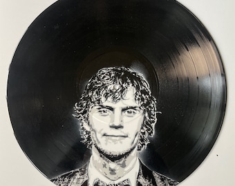 Evan Peters Vinyl Record Art