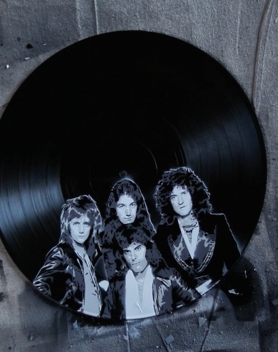 Arte de disco de vinilo Queen