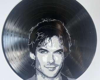 Ian Somerhalder Vinyl Record Art