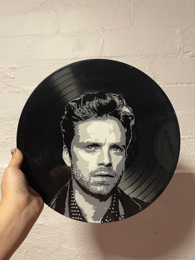 Sebastian Stan Vinyl Record Art