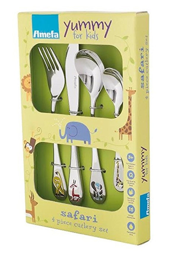 child's personalised cutlery set