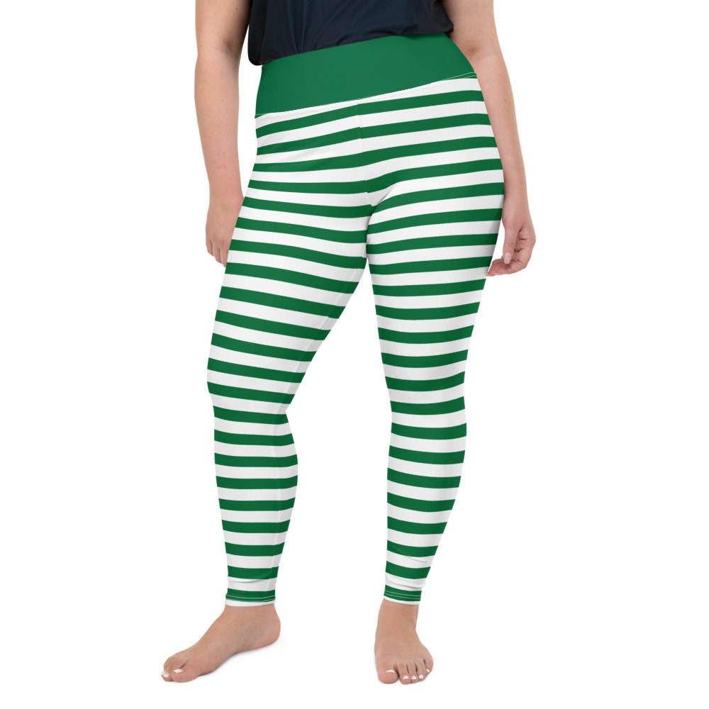 Christmas Women's Leggings With Green 