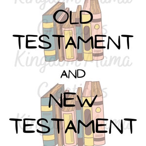 Books of the Bible **DIGITAL DOWNLOAD**