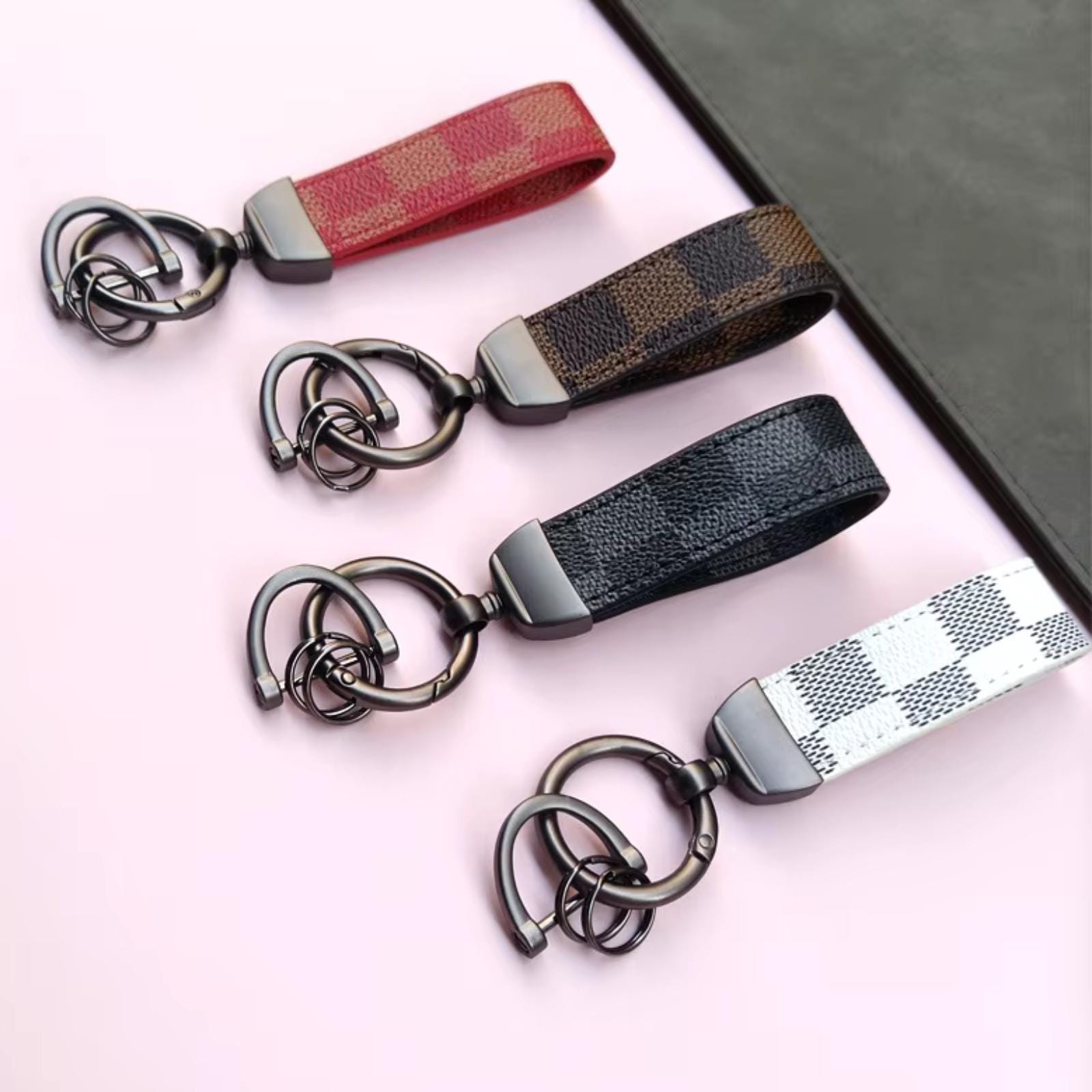 2-Pack Toyota Wrist Lanyard Key Fob Rings - Blue Color, Polyester Material