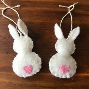 love bunnies, valentine's gift, bunny ornaments, Easter decor, Easter bunny, Easter gift, for her, anniversary gift, wedding gift