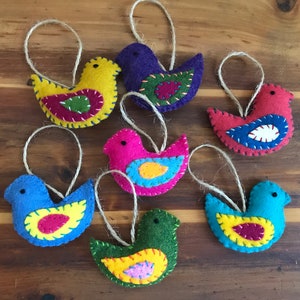 DIY felt bird kit, mother daughter craft kit, make your own bird kit, adult craft kit, baby shower craft kit image 8