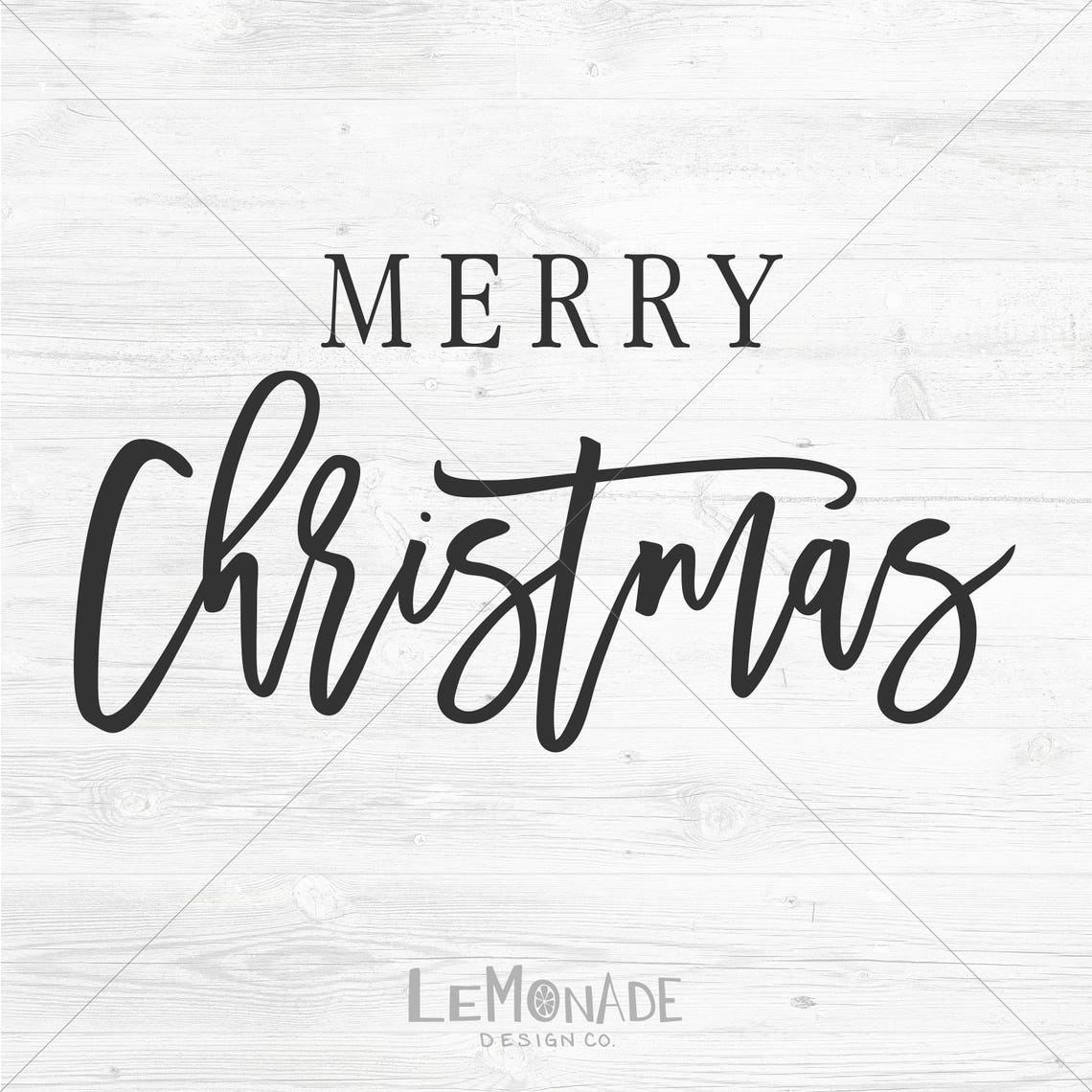 Merry Christmas SVG Cutting File - Etsy