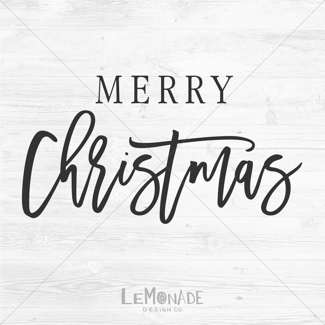 Merry Christmas SVG Cutting File  Etsy