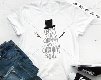 Frosty The Snowman SVG Cutting File