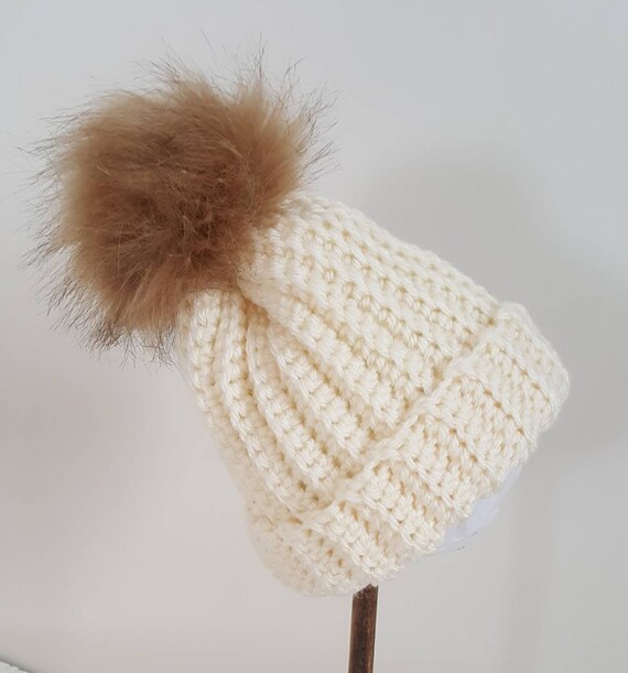baby toques with pom pom