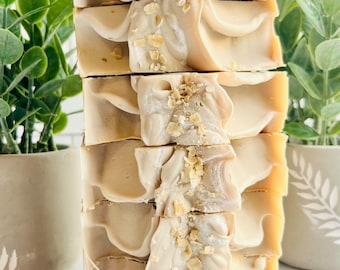 Oatmeal, Milk, and Honey Soap Bar