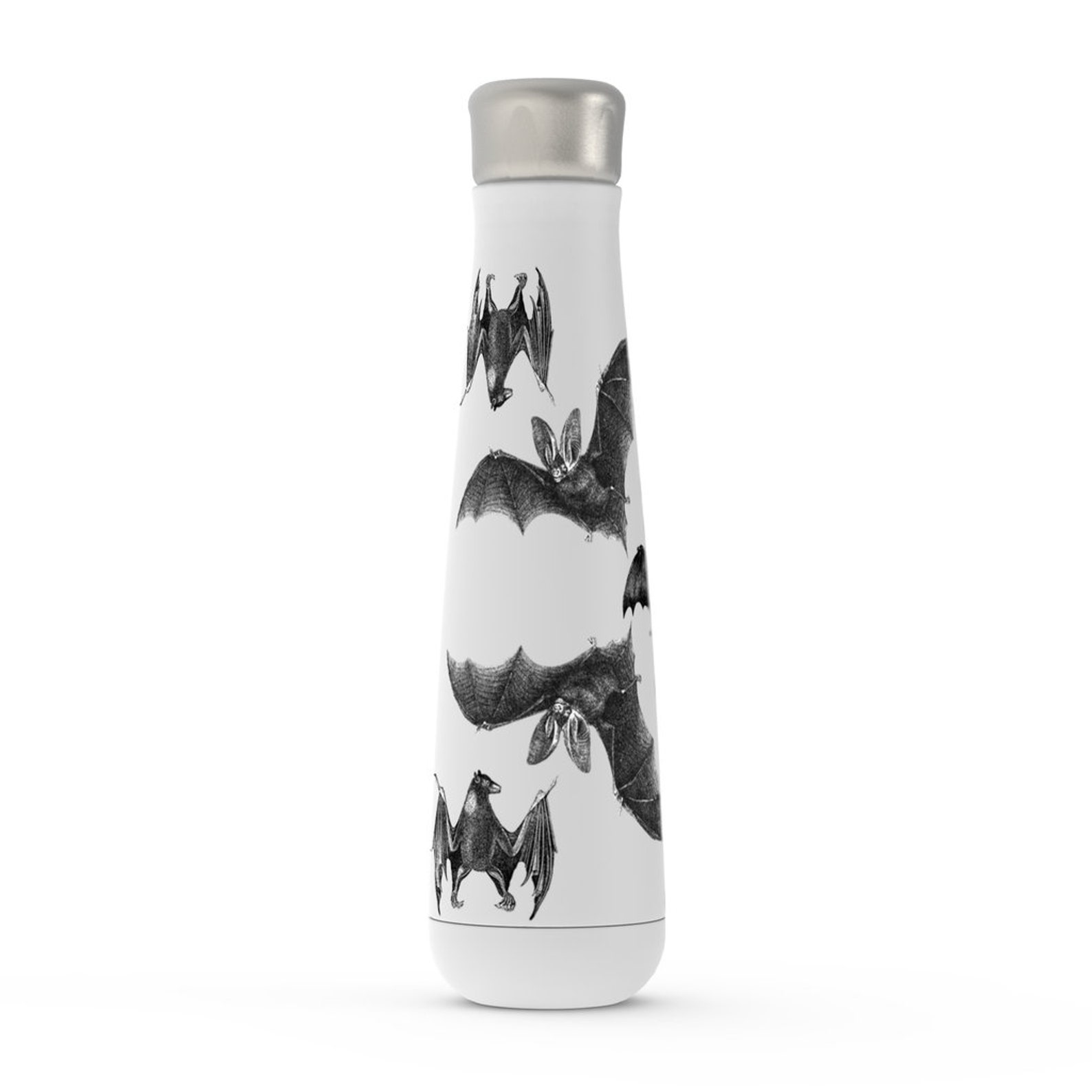 Bat Water Bottle Frickin Bats Goth Water Bottle Witchy Etsy
