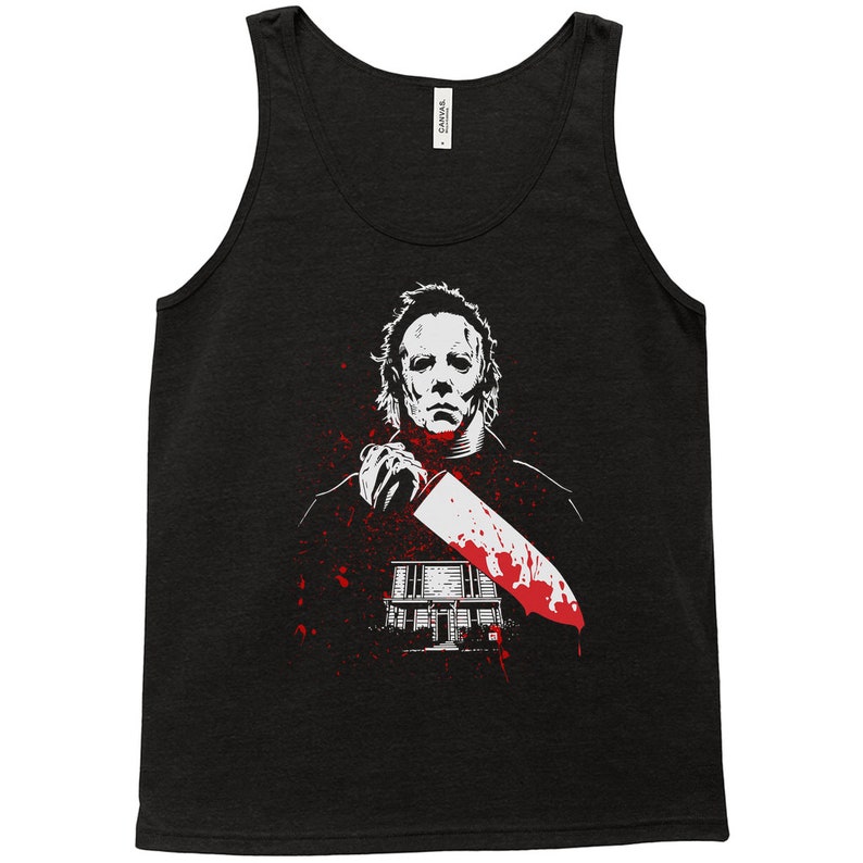 Michael Myers Tank Top Halloween Tank Top Horror Movie Tank Etsy