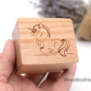 Marry me box Proposal ring box Wedding ring box Engagement ring box Wooden ring box Ring storage box Unicorn wooden box