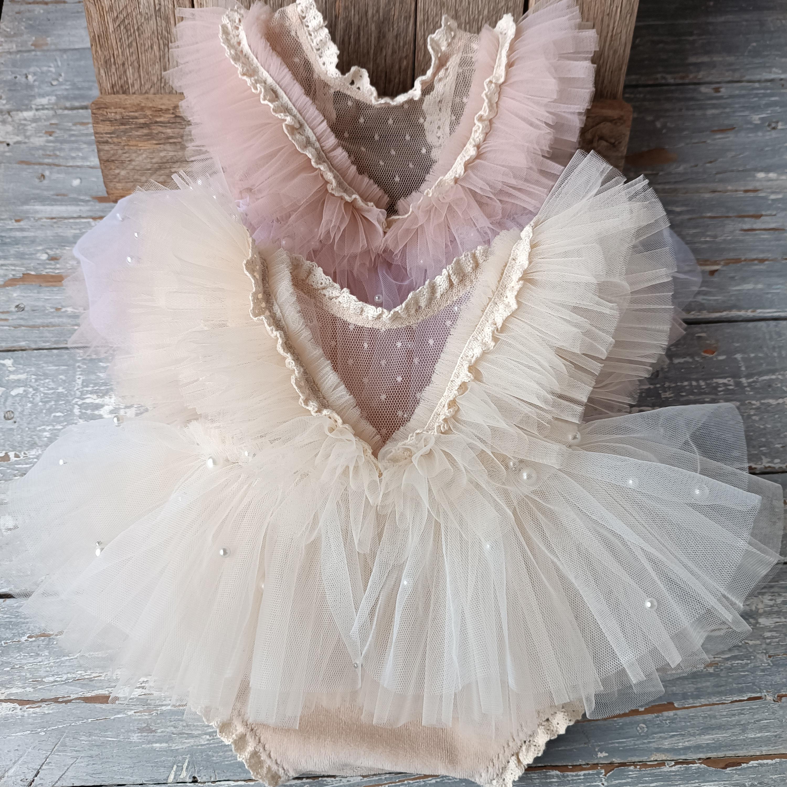 レディース BABYRETURN BIB TOP WING TUTU ベージュ