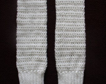 Crocheted lacey leg warmers| made to order| custom item| one size fits most| crochet