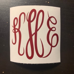 Master Circle Monogram, Master Circle  Monogram Decal, Monogram Decal, Monogram-decals