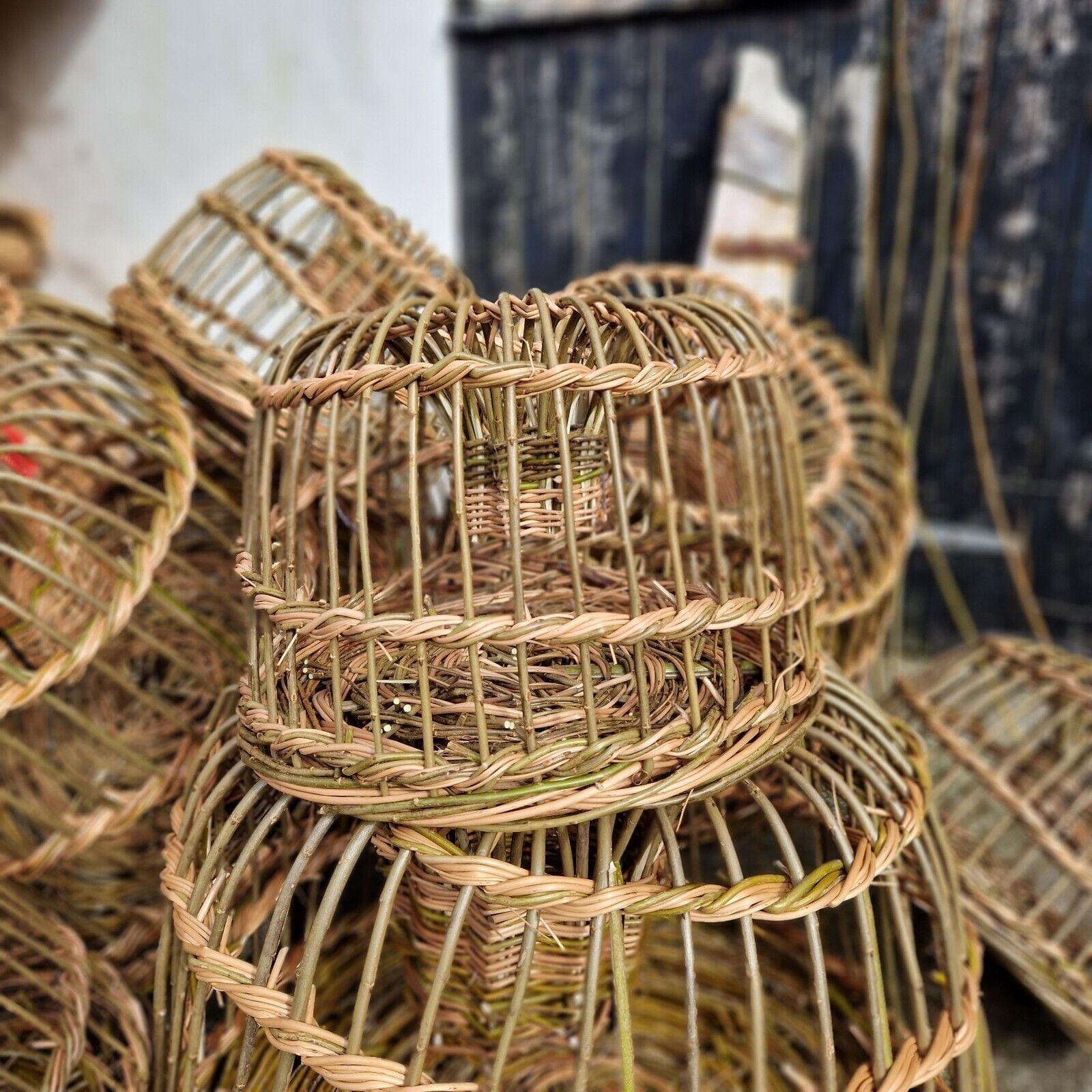 Cornish Lobster Pot Crab Pot Traditionally Handmade Willow Etsy UK