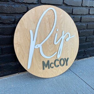Name Sign Customizable Nursery Sign Baby Name Sign