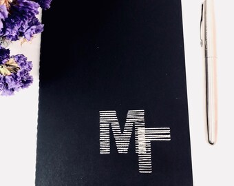 Monogrammed Large Moleskine Notebook