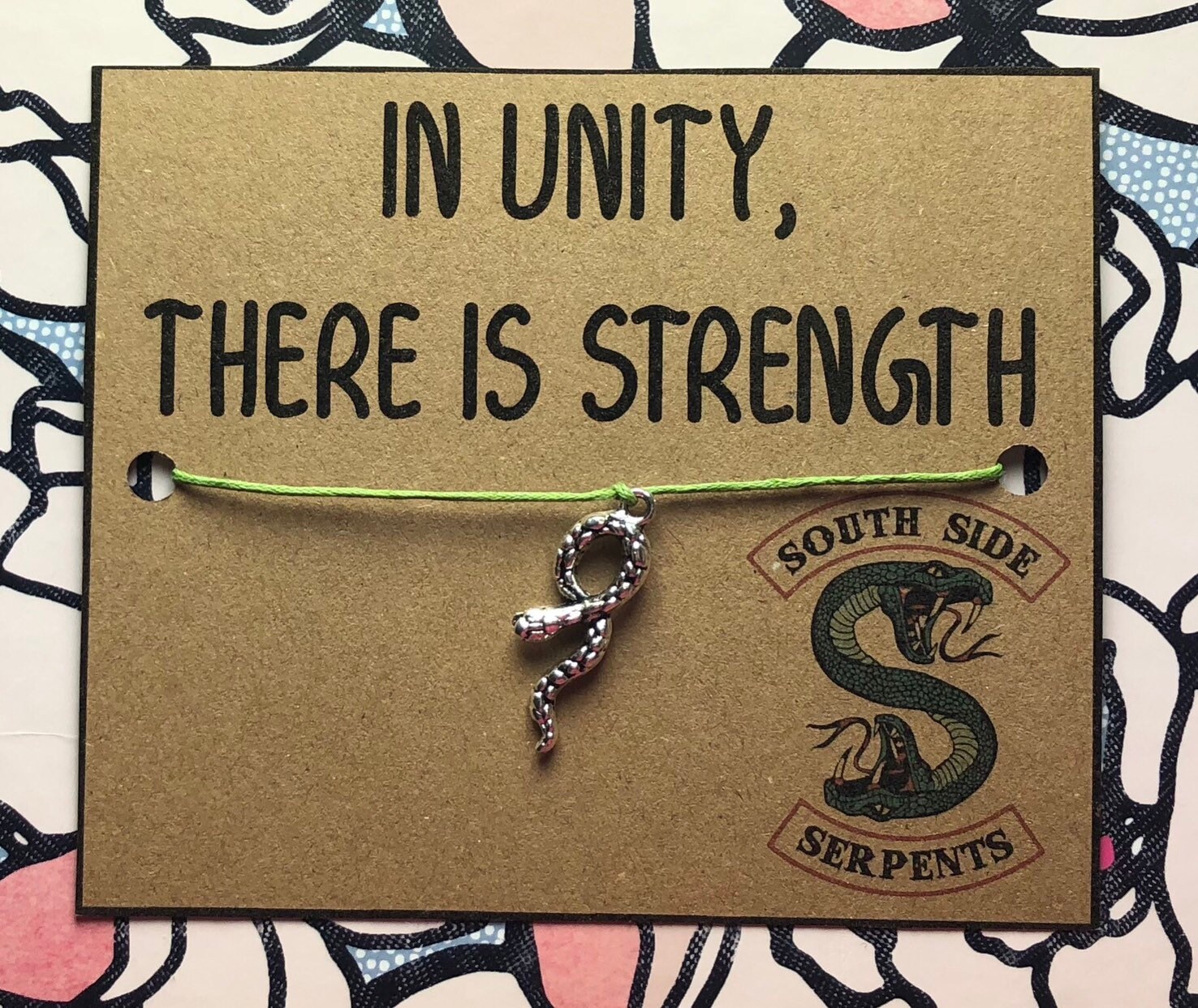 Riverdale Inspired Southside Serpents Wish Bracelets Jughead