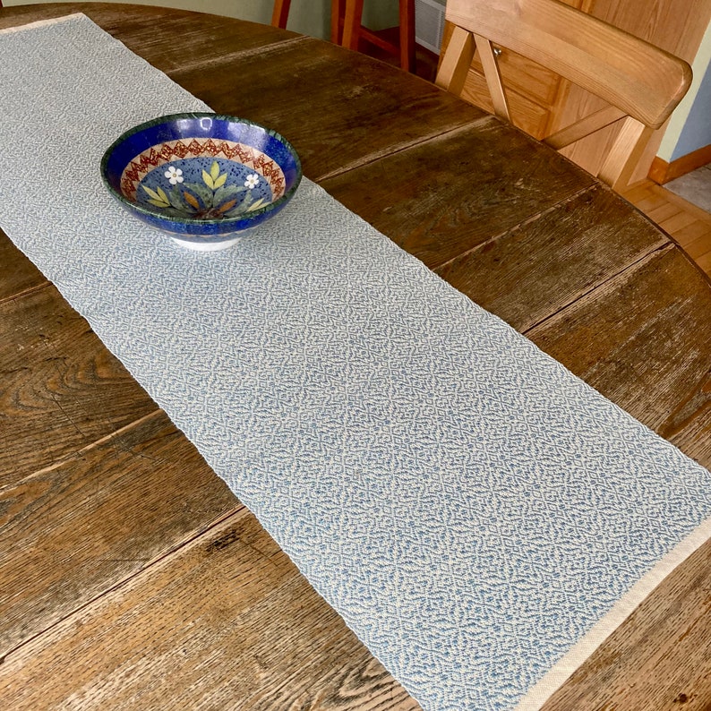 Chemins de table tissés à la main Crackle 13" x 46"