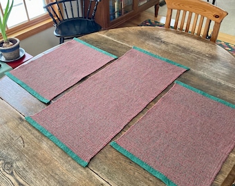 Matching Handwoven Table Runner and Placemats