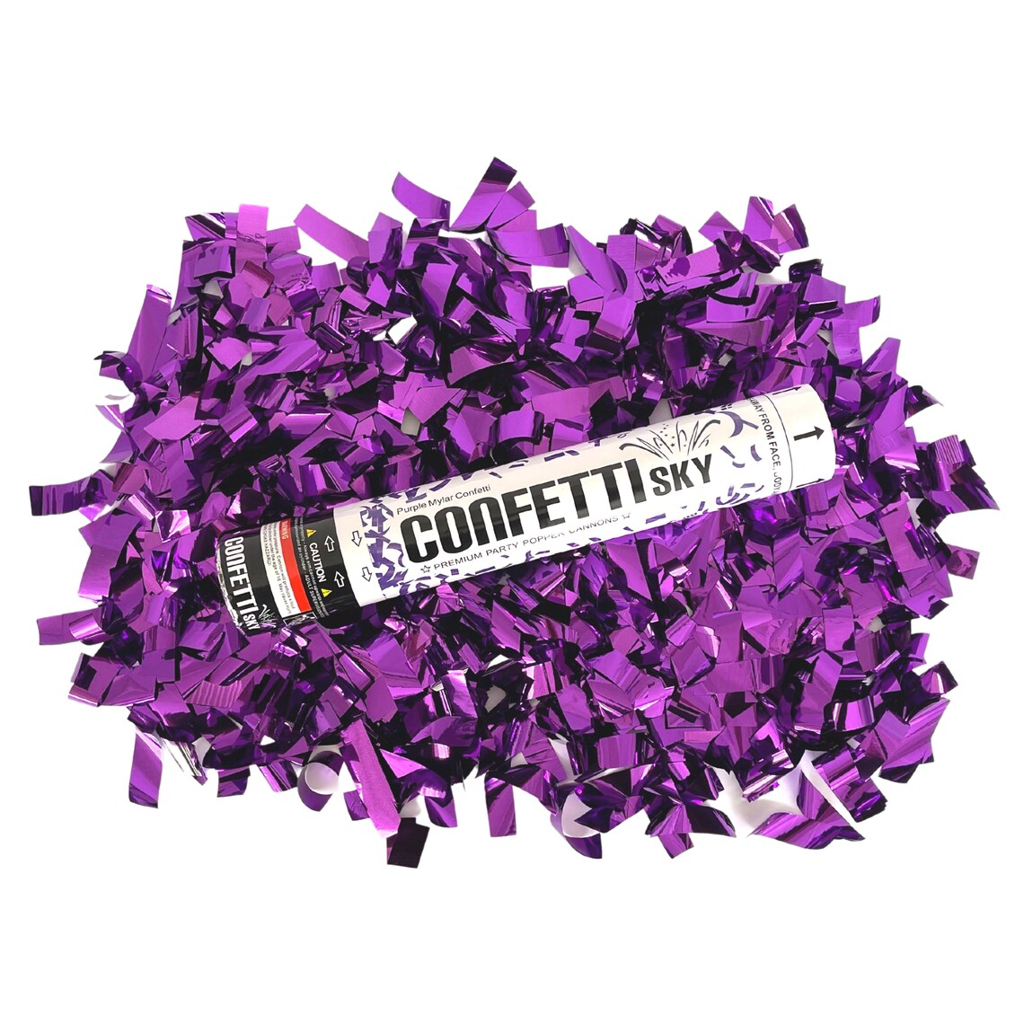 6 Pack PURPLE 12 CONFETTI CANNON Wedding Etsy