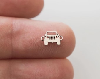 SUV Connector - *Connector Only* SUV Jewelry Connector- SUV Link for Bracelet or Necklace - Permanent Jewelry Supply