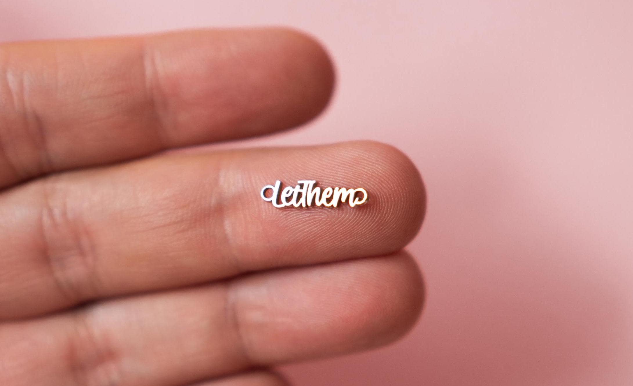 Let Them Connector- *Connector Only* - Sterling Silver Let Them Jewelry Connector -Let Them Link for Bracelet or Necklace