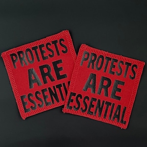 Protests are Essential patch 3.75 by 3.75